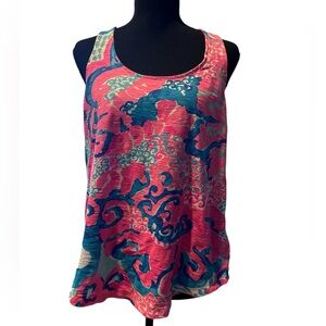 Lilly Pulitzer Cordelia Coral Reef Tank Size Medium